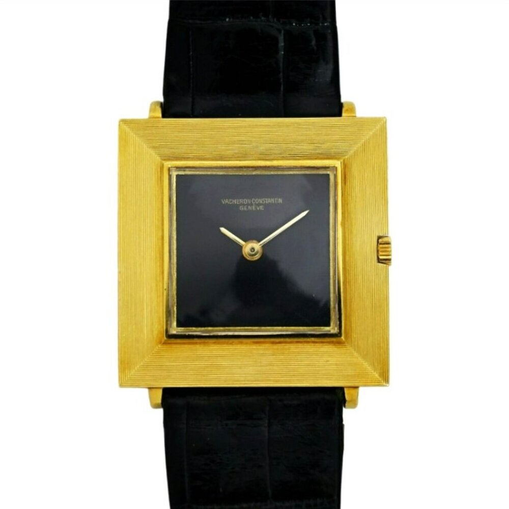 Vacheron Constantin 18k 1960's Ultra Thin 6596 w/ Patek Strap Recently Serviced